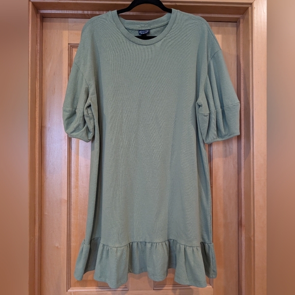 Scoop Dresses & Skirts - Casual Green Mini Dress